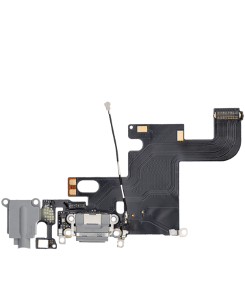 Charging Port Flex Cable for iPhone 6 (BLACK) (Premium)
