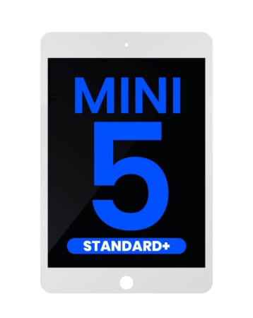 Standard+ iPad Mini 5 LCD Assembly (WHITE) (Sleep / Wake Sensor Flex Pre-Installed)