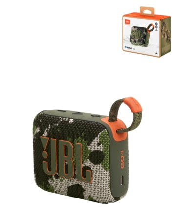 JBL Go 4 Portable Bluetooth Speaker - CAMO (Only Ground Shipping)