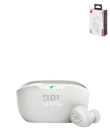 JBL Vibe Bud TWS True Wireless Earphones - WHITE (Only Ground Shipping)