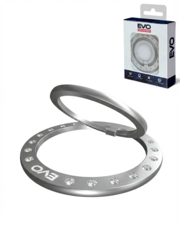 EVO PO1 Magnetic Phone Ring Compatible with Wireless Charging - STONE (Only Ground Shipping)