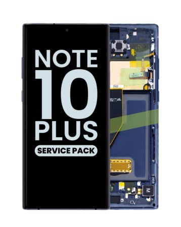 Order the OLED Assembly with Frame for Galaxy Note 10 Plus N975 in Aura Blue, Service Pack.