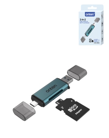 Onten 2in1 USB 2.0 Card Reader (SD / microSD) (Only Ground Shipping)