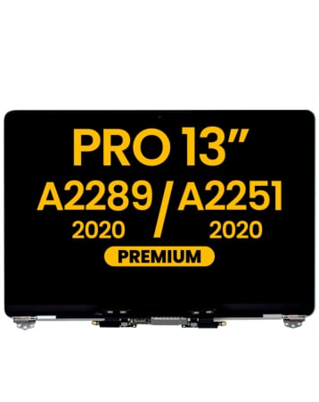 LCD Assembly (SPACE GRAY) (Premium) for MacBook Pro 13" (A2289 / A2251 / Mid 2020)