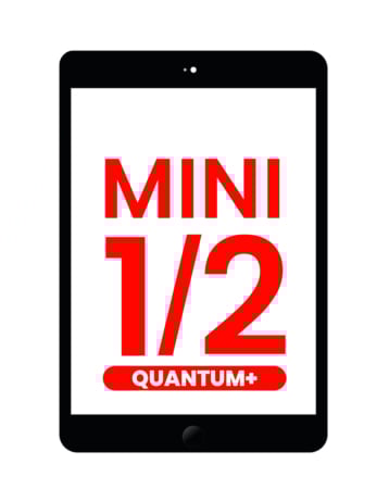 Quantum+ iPad Mini 1 / Mini 2 Digitizer Assembly (BLACK) (Home Button and IC Chip Pre-Installed)