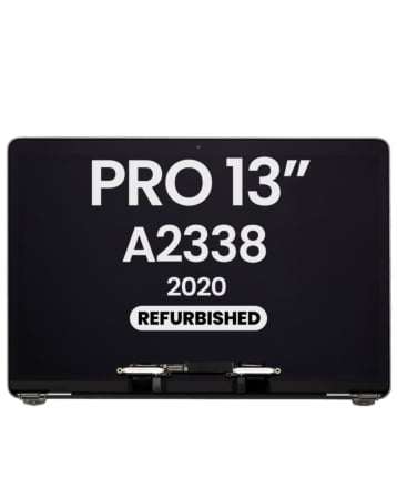 LCD Assembly (SPACE GRAY) (Refurbished) for MacBook Pro 13" (A2338 / Late 2020) (M1 / M2)