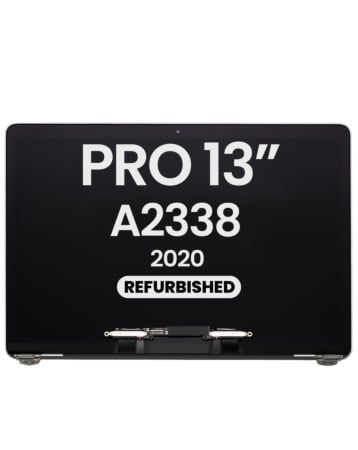 LCD Assembly (SILVER) (Refurbished) for MacBook Pro 13" (A2338 / Late 2020) (M1 / M2