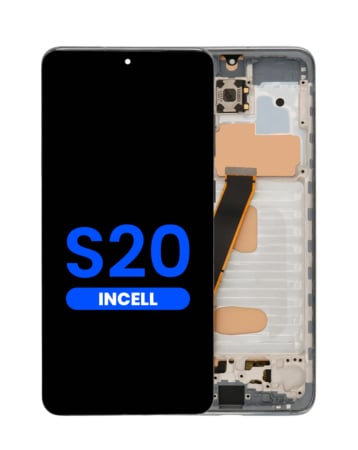 Stock up on the LCD assembly with frame for the Galaxy S20 G980 and G981, not compatible with Verizon, Aftermarket Incell.