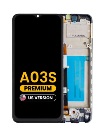 Shop the premium LCD Assembly with Frame, US Version, for Galaxy A03s A037U 2021.