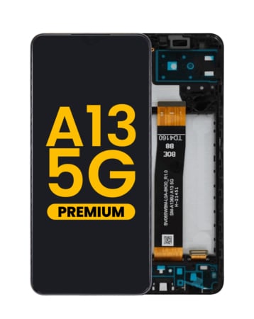 Shop the LCD assembly with frame for the Galaxy A13 5G model A136U released in 2021 in premium quality.
