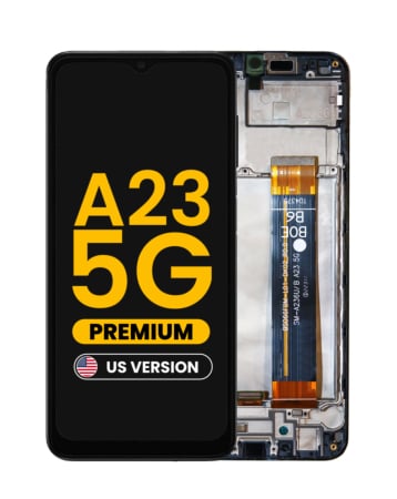 Stock up on the Premium LCD Assembly with Frame for Galaxy A23 5G A236U 2022 North America Version.
