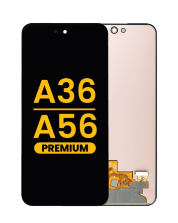 Shop the OLED assembly without frame for the Galaxy A36 5G 2025 and A56 5G 2025 in black, premium version.