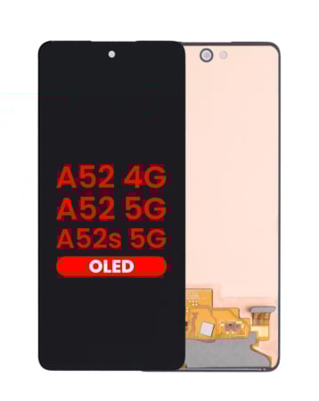 Grab the wholesale deals on the OLED Assembly without Frame, Aftermarket OLED, for Galaxy A52 4G model A525 from 2021, A52 5G model A526 from 2021, and A52s 5G model A528 from 2021.