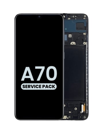 Grab wholesale deals on the OLED assembly with frame for the Galaxy A70 2019, service pack.