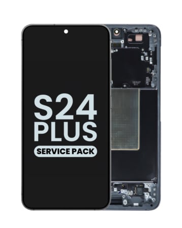 Order the OLED Assembly with Frame for Galaxy S24 Plus S926 in onyx black, service pack.

