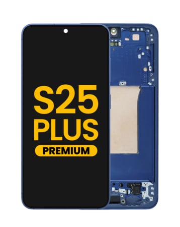 Order the OLED Assembly with Frame for Galaxy S25 Plus, model S936, in navy, premium quality.