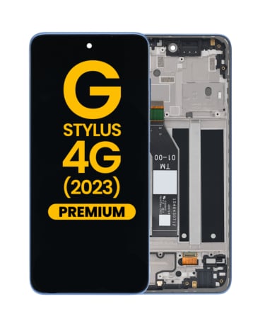 LCD Assembly with Frame for Motorola Moto G Stylus 4G (XT2317-2 / 2023) (BLUE) (Premium)