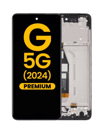 LCD Assembly with Frame for Motorola Moto G 5G (XT2417-1 / 2024) (Premium)