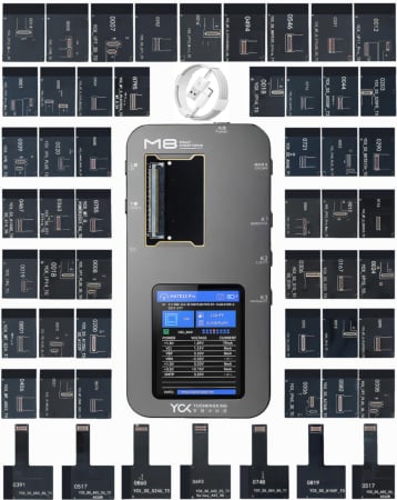 Order the YCX M8 multifunctional tester box for iPhone and Android phones, 55-piece set.