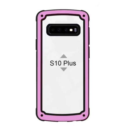 Galaxy S10+ Premium Hybrid Protective Casee-PINK (Only Ground Shipping)