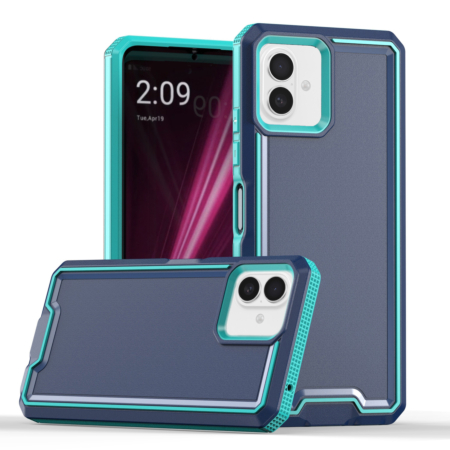 Slim Non-Slip Transparent Matte Case - BLUE for iPhone 16 (Only Ground Shipping)