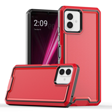 Slim Non-Slip Transparent Matte Case - RED for iPhone 16 (Only Ground Shipping)