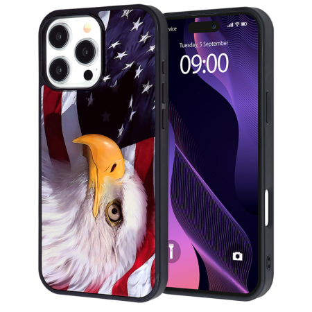 Printing Aluminum Plate Case - EAGLE for iPhone 16 Pro (Only Ground Shipping)