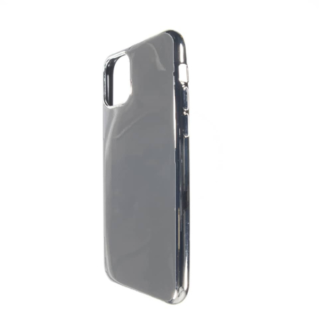 New Design Transparent Silicone Case - BLACK for iPhone 11 Pro Max (Only Ground Shipping)