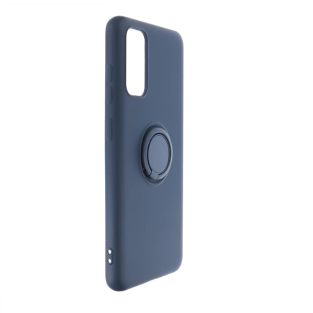 Galaxy S20 Soft Solid Case with Ring - DARK BLUE (Only Ground Shipping)