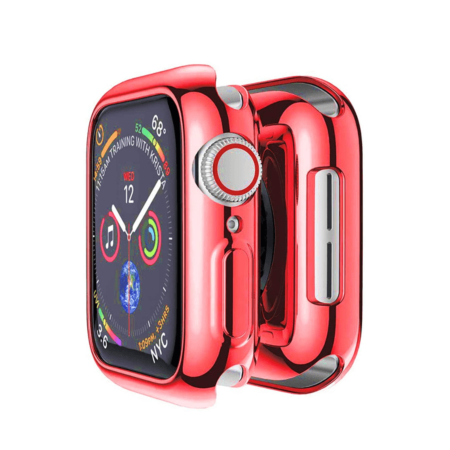iWatch 45mm Full Covered Soft TPU Case - RED (Only Ground Shipping)