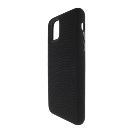 Shock Absorption Protective Dual Layer Case - BLACK for iPhone 12 Mini (Only Ground Shipping)