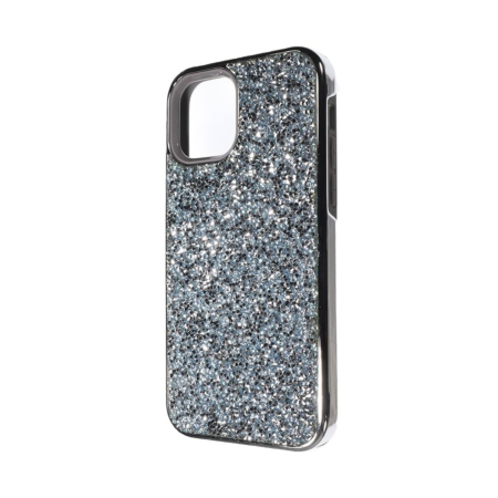 Bling Diamond Dual Layer Protection Case - BLUE for iPhone 12 Pro Max (Only Ground Shipping)