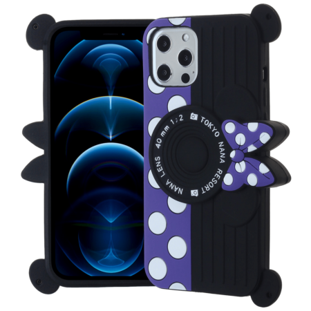 3D Cute Soft Silicone Case - Style 2 for iPhone 12 Pro Max (Only Ground Shipping)