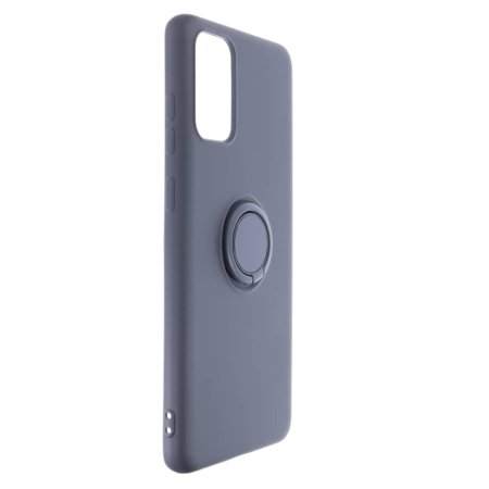 Galaxy S20 Plus Soft Solid Case with Ring - BLUE (Only Ground Shipping)
