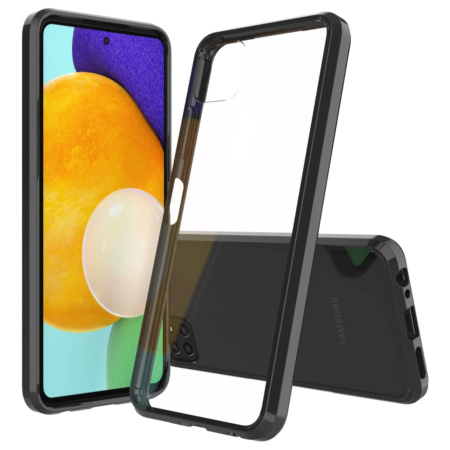 Galaxy A22 5G Hybrid Case with Air Cushion Technology - BLACK (Only Ground Shipping)
