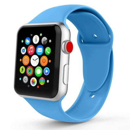 iWatch 38MM/40MM Silicone Band - BLUE (Only Ground Shipping)