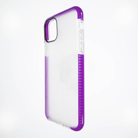 Mesh Sport Case - BLUE / CLEAR for iPhone 11 Pro Max (Only Ground Shipping)