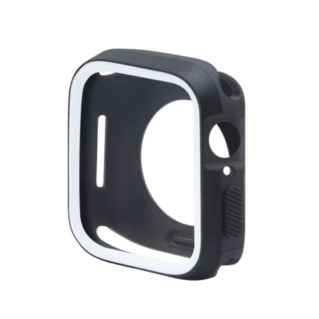 iWatch 42mm Soft Double Color Bumper - BLACK & WHITE (Only Ground Shipping)