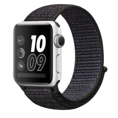 iWatch (38/40/41mm) Nylon Band - REFLOCTER BLACK (Only Ground Shipping)