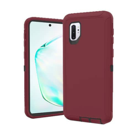 Heavy Duty Case for Galaxy Note 10 (MAROON) (Only Ground Shipping)