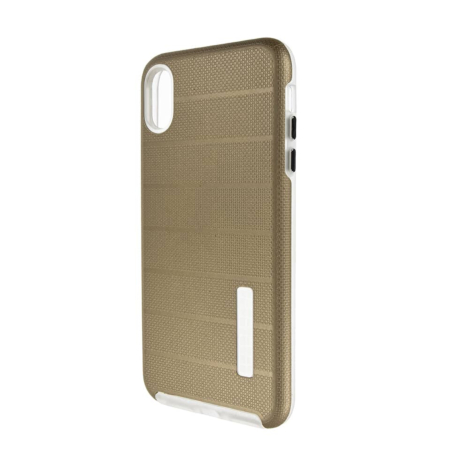 Innovative Hybrid Design Dual Pro Case Cover - GOLD for iPhone XR (Only Ground Shipping)