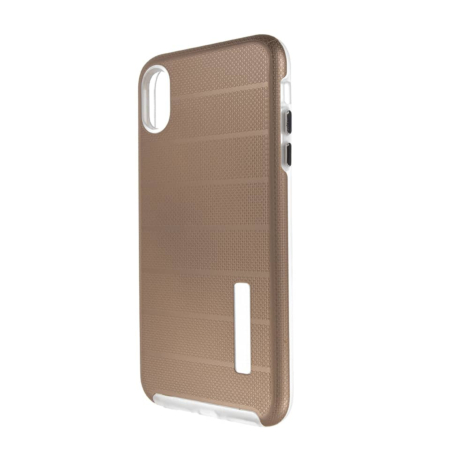 Innovative Hybrid Design Dual Pro Case Cover - ROSE GOLD for iPhone XR (Only Ground Shipping)