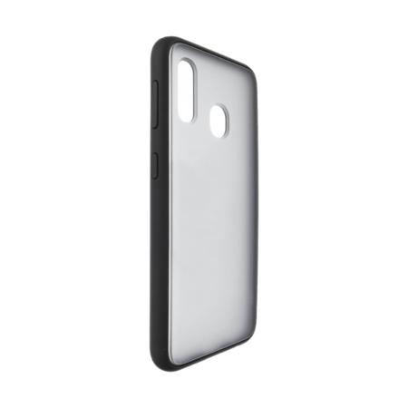 Hard PC Rear / Soft TPU Colorful Border Case - Style 12 for Galaxy A20E (Only Ground Shipping)