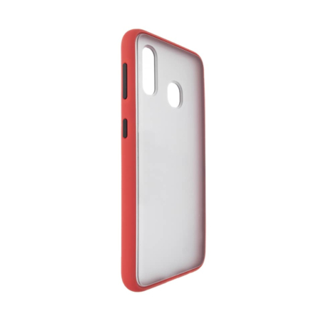 Hard PC Rear / Soft TPU Colorful Border Case - Style 7 for Galaxy A20E (Only Ground Shipping)