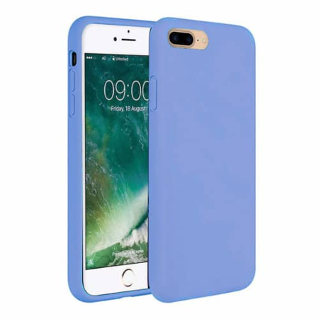 Soft Solid Silicone Case (Full Buttom Cover) - Style 15 for iPhone 8P / 7P (Only Ground Shipping)