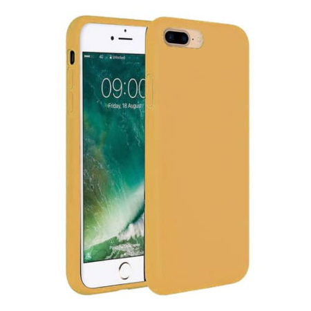 Soft Solid Silicone Case (Full Buttom Cover) - Style 48 for iPhone 8P / 7P (Only Ground Shipping)