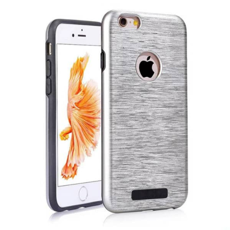 New Hybrid Metal Brushed Case - GRAY for iPhone 8P / 7P (Only Ground Shipping)