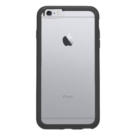 Acrylic Symmetry Dual Layer Transparent Case - BLACK for iPhone 8P / 7P / 6SP / 6P (Only Ground Shipping)