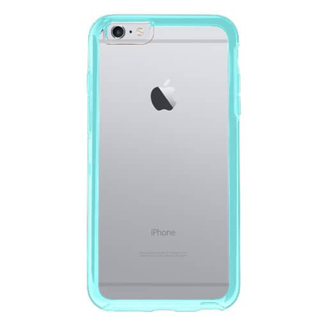 Acrylic Symmetry Dual Layer Transparent Case - TEAL for iPhone 8P / 7P / 6SP / 6P (Only Ground Shipping)