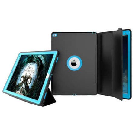 Full Body Protective Case - LIGHT BLUE for iPad 5 (2017) / iPad 6 (2018) (Only Ground Shipping)